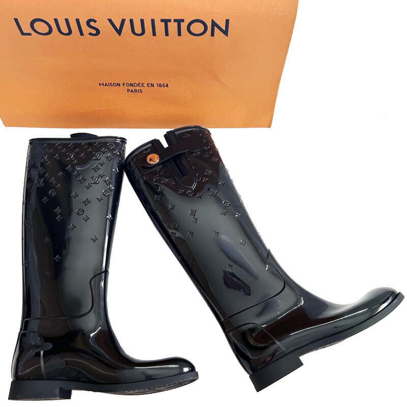 【LOUIS VUITTON】ルイヴィトン　ドロップス　レインブーツ　モノグラム ルイ・ヴィトン LOUIS VUITTON スプラッシュライン モノグラム