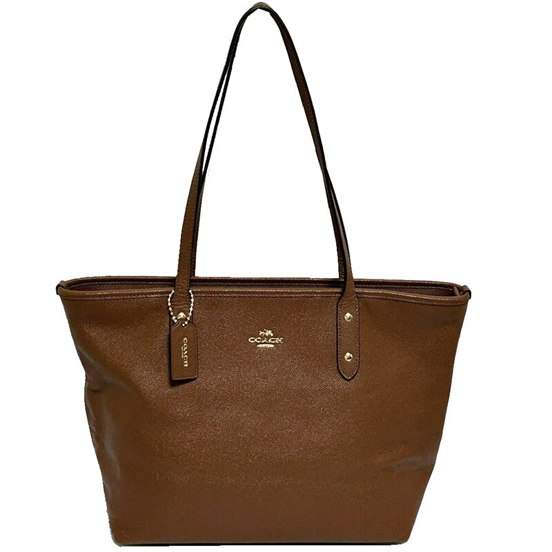 Coach トートバッグ ネイビー/ブラウン コーチ アウトレット トートバッグ レディース シグネチャー