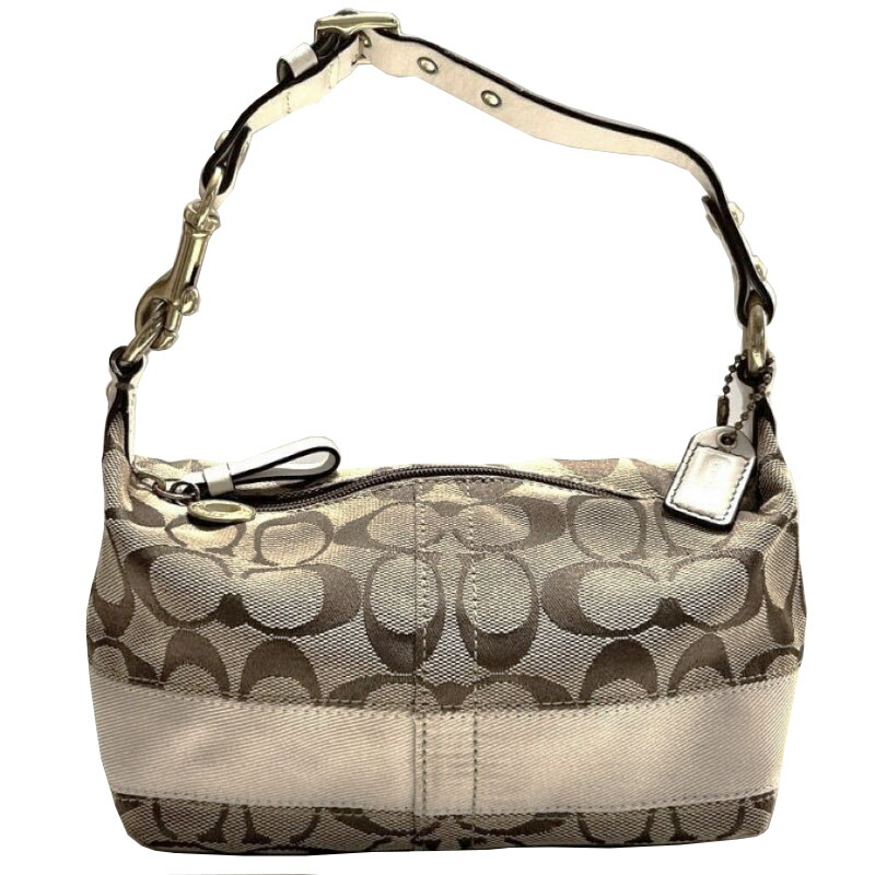 楽天市場】COACH コーチ シグネチャー パッチワーク ブラウン マルチ