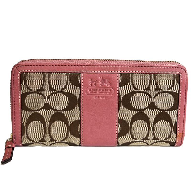 楽天市場】【財布】COACH コーチ シグネチャー ハート ラウンド