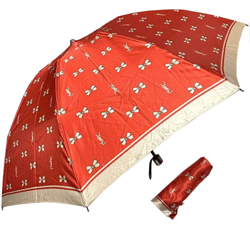 楽天市場】美品 イヴ サンローラン YSL ロゴ リボン 柄 傘 アンブレラ