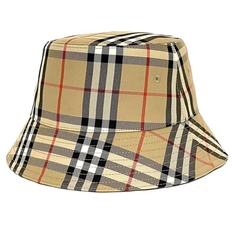 ほぼ新品! 現行BURBERRY バケットハット TBモノグラム 総柄 M 茶色 350621413_4.jpg