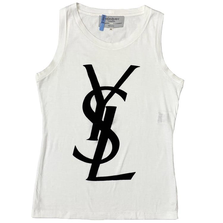 イヴサンローラン イブサンローランタンクトップ　未使用品YSL ペンキインクはね YSL ザ インクス ヴィニルクリーム|リップ・リキッドルージュ