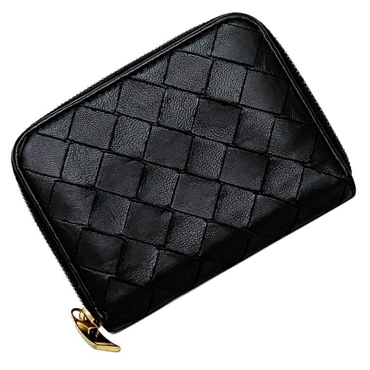 【美品】ボッテガ　イントレチャート　コインケース　小銭入れ　ブラック　黒　財布 楽天市場】Bottega Veneta ボッテガヴェネタ イントレチャート