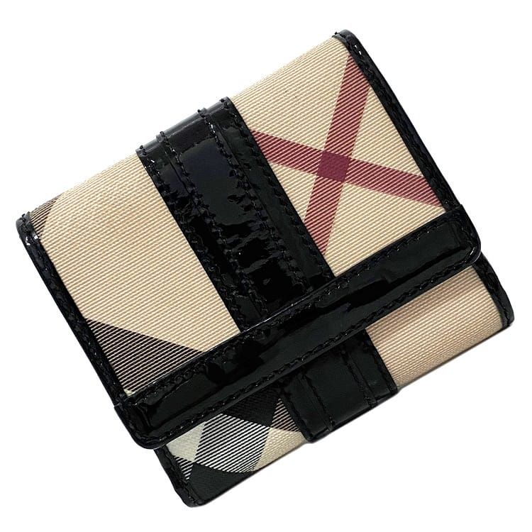 最終価格❣️美品❣️ BURBERRY バーバリー ノバチェック 二つ折り財布 楽天市場】【財布】BURBERRY バーバリー ノバチェック Wホック 2
