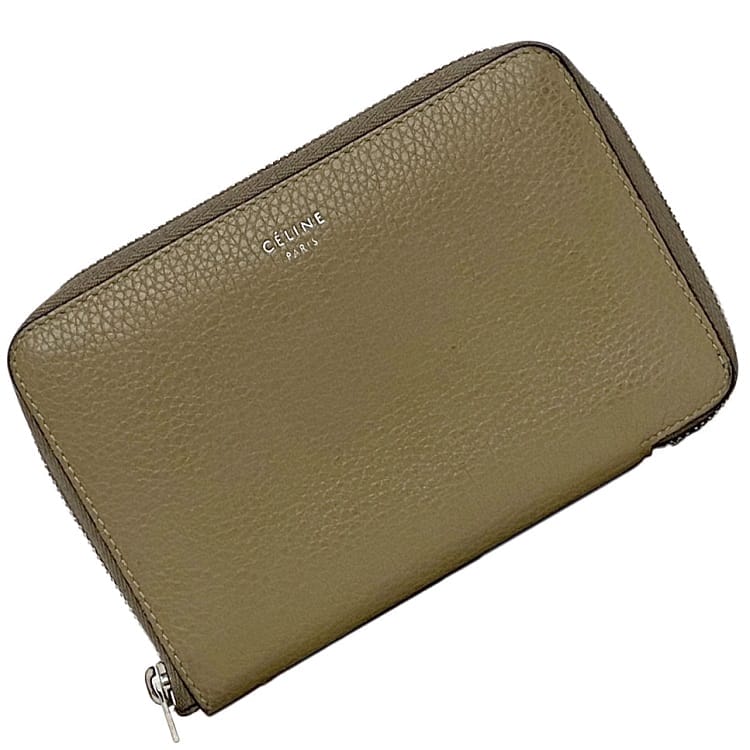 ✨新品未使用・箱付き✨　CELINE 長財布　ラージジップドウォレット　刻印 ✨未使用展示品✨ CELINE 長財布 ラージジップドウォレット