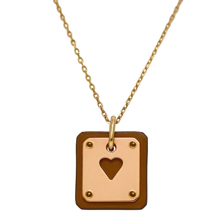 シンプル♡【HERMES】18K ローズゴールド ペンダント 楽天市場】エルメス HERMES エヴァー シェーヌダンクル