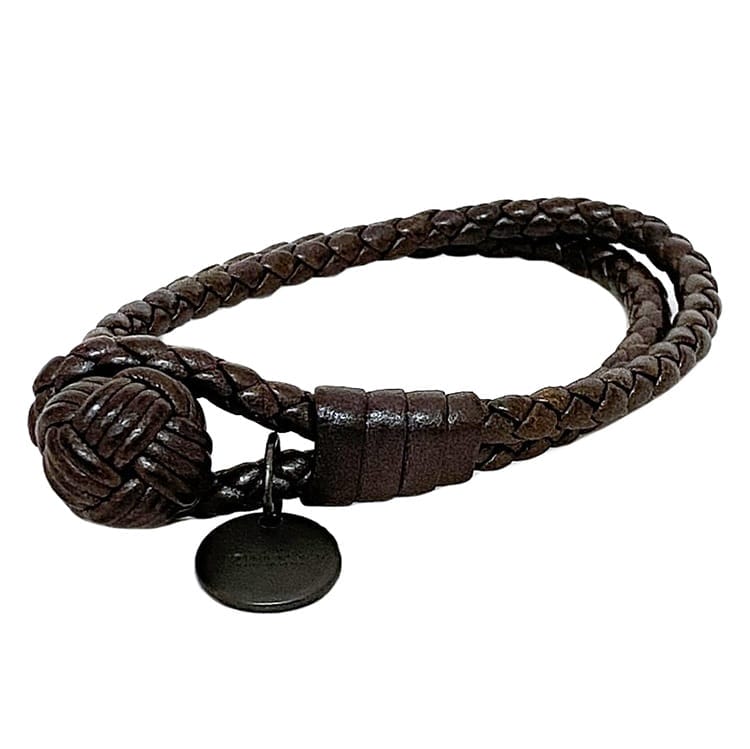 BOTTEGA VENETA ブレスレット 黒 レザー 編み込み 付属品あり 楽天市場】BOTTEGA VENETAボッテガヴェネタ結び目ナッパレザー