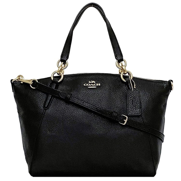 極美品✨COACH 2way トートバッグ シグネチャー レザー ブラック 極美品☆COACHコーチ 2wayトートバッグ シグネチャー 保存袋