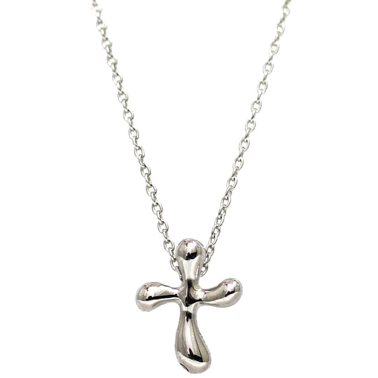 人気♪Tiffany(ティファニー)十字架 クロス シルバー ペンダント 楽天市場】TIFFANY&Co. ティファニーリキッドクロスペンダント