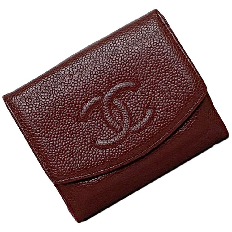 CHANEL 二つ折り財布　財布　ココボタン　ココマーク 楽天市場】シャネル 二つ折り 財布 ec-22876 レッド ココマーク
