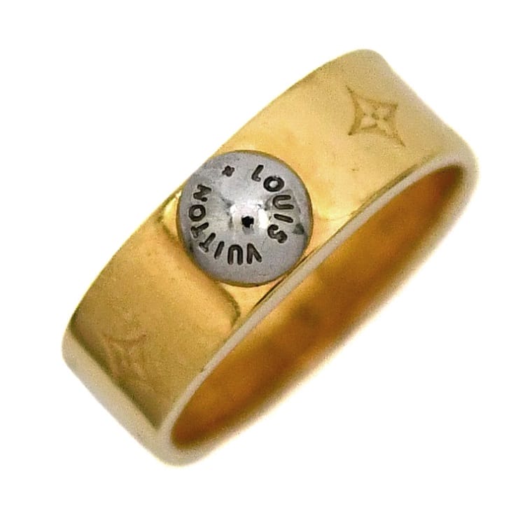 極美品✨　ルイヴィトン　リング　指輪　M00211　ロゴ　刻印　1156 LOUIS VUITTON ルイヴィトン リング モノグラム RING LV ICONIC