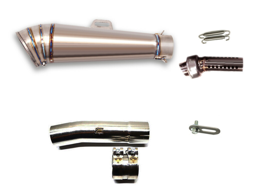 LCIPARTS ショートステンレスマフラー vtr250 ホンダ VTR250 1998-2014｜LCIPARTS公式 スリップオンマフラー