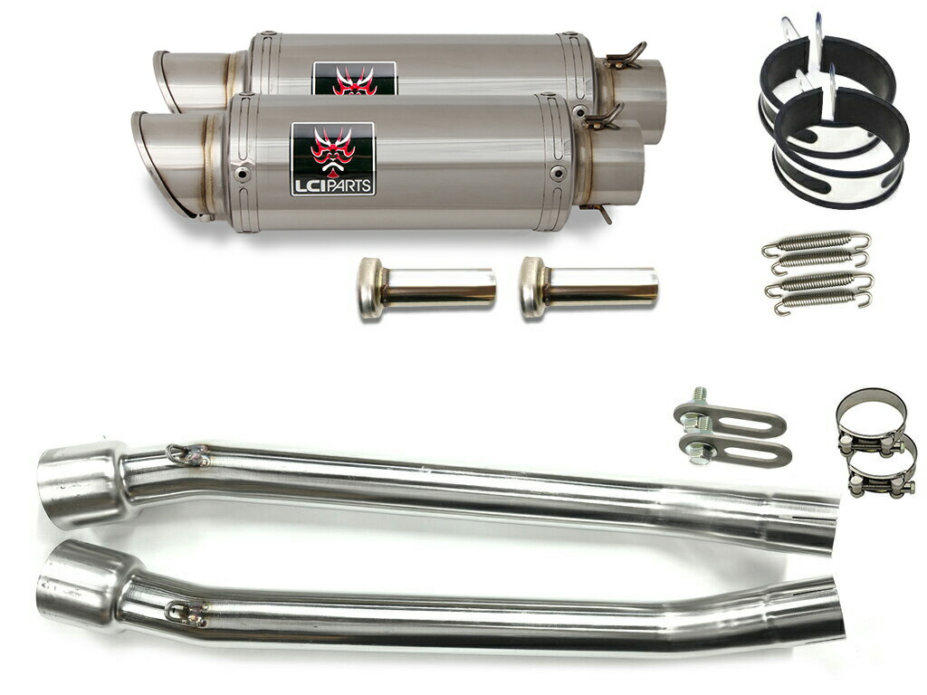 楽天市場】カワサキ ZZR250 1990-2007 LCIPARTS LCI ツインエンド ステンレス スリップオン マフラー : LCIPARTS  EXHAUST