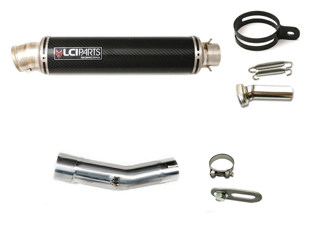 DUCATI モンスター937 2021-2024 LCIPARTS ラウンドチタンカーボンスリップオンマフラー