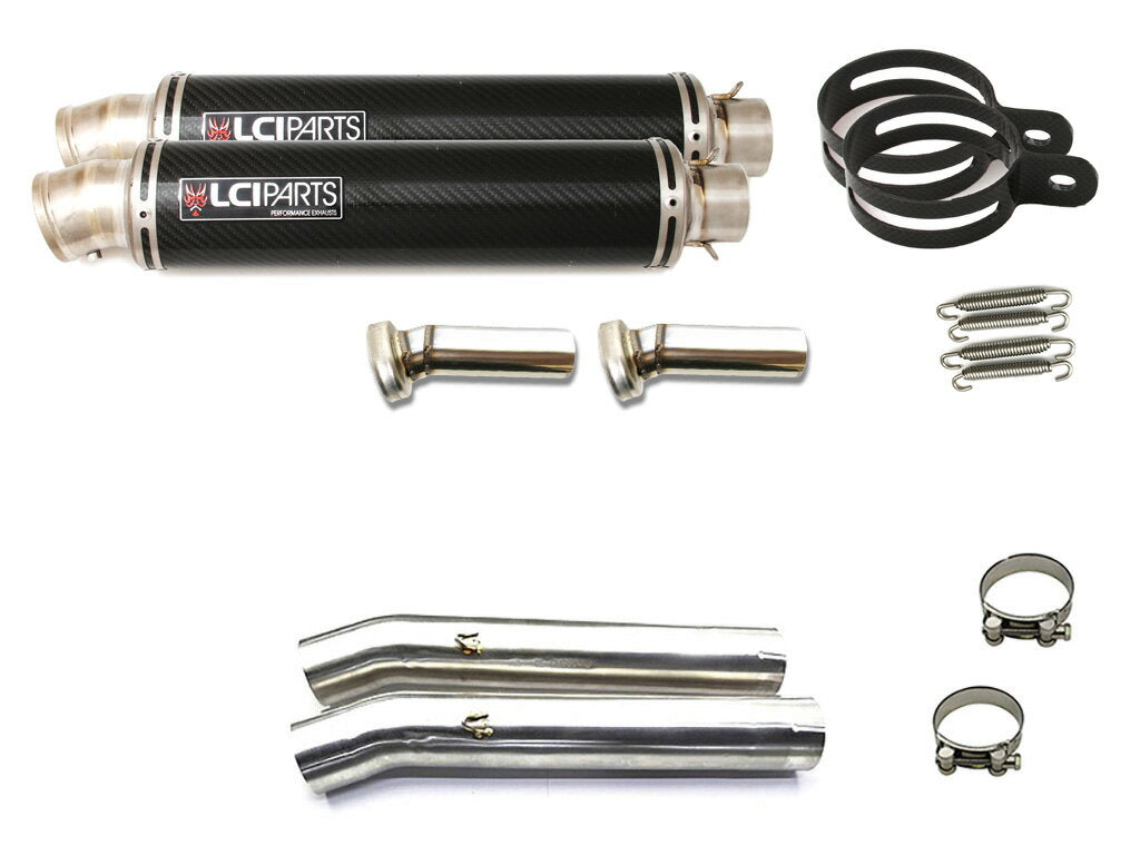 ホンダ CB1100EX 2014-2016 LCIPARTS ラウンドチタンカーボンスリップオンマフラー｜LCIPARTS EXHAUST