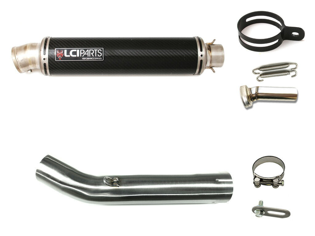 ホンダ CBR600F2/F3 1991-1998 PC25 LCIPARTS ラウンドチタンカーボンスリップオンマフラー