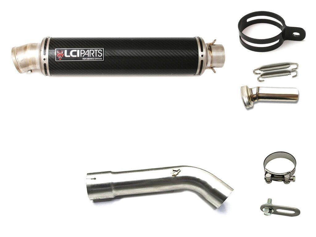 ホンダ VFR800 1998-2001 LCIPARTS ラウンドチタンカーボンスリップオンマフラー