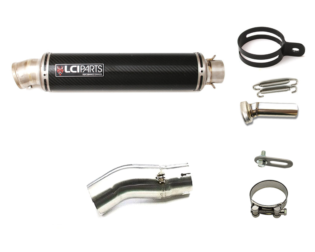 カワサキ Z H2 / Z H2 SE 2020-2026 LCIPARTS ラウンドチタンカーボンスリップオンマフラー