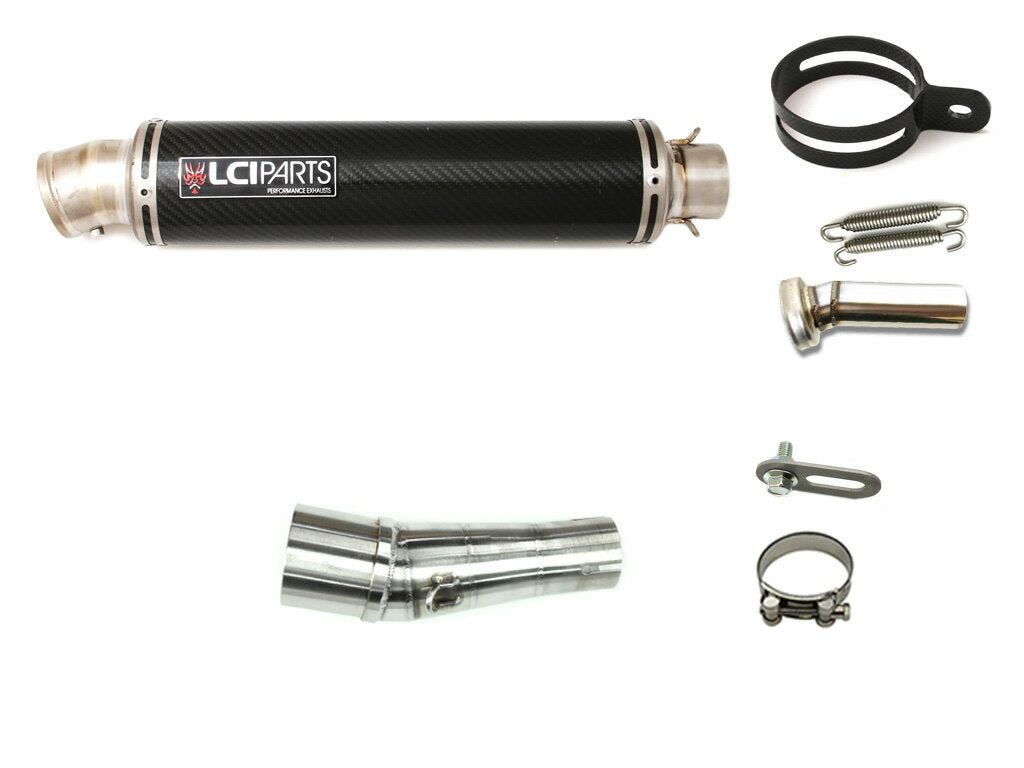 カワサキ NINJA250 ニンジャ250 Z250 2013-2017 LCIPARTS ラウンドチタンカーボンスリップオンマフラー 30,030円