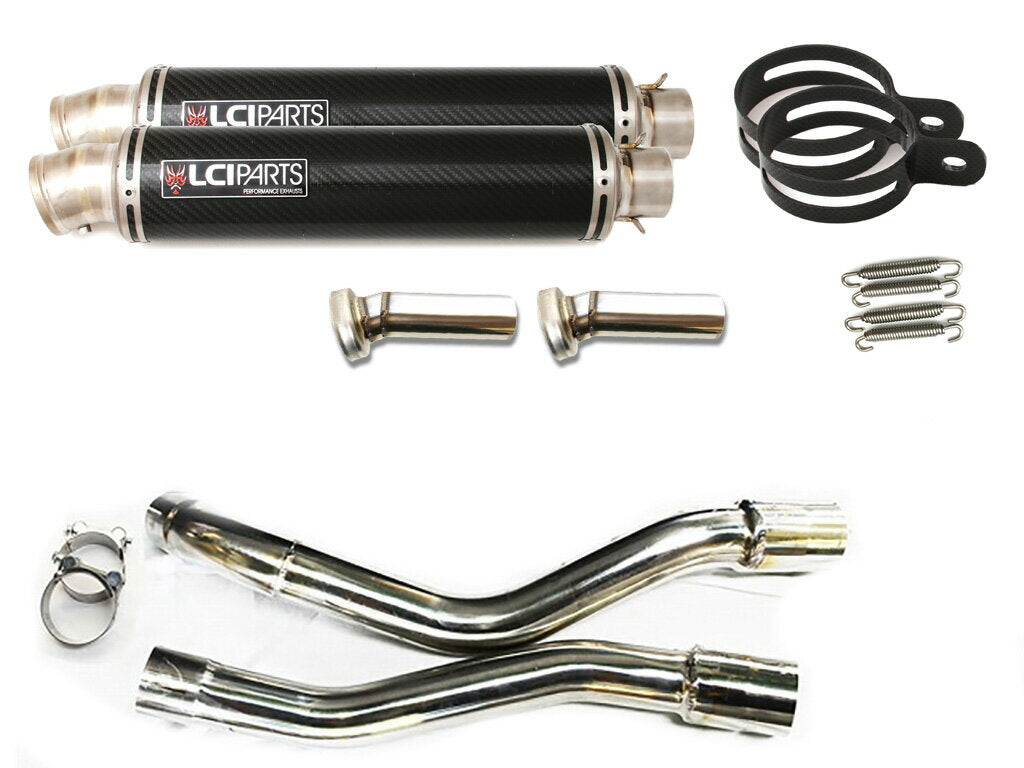 スズキ GSR250 /S/F 2012-2017 LCIPARTS ラウンドチタンカーボンスリップオンマフラー｜LCIPARTS EXHAUST