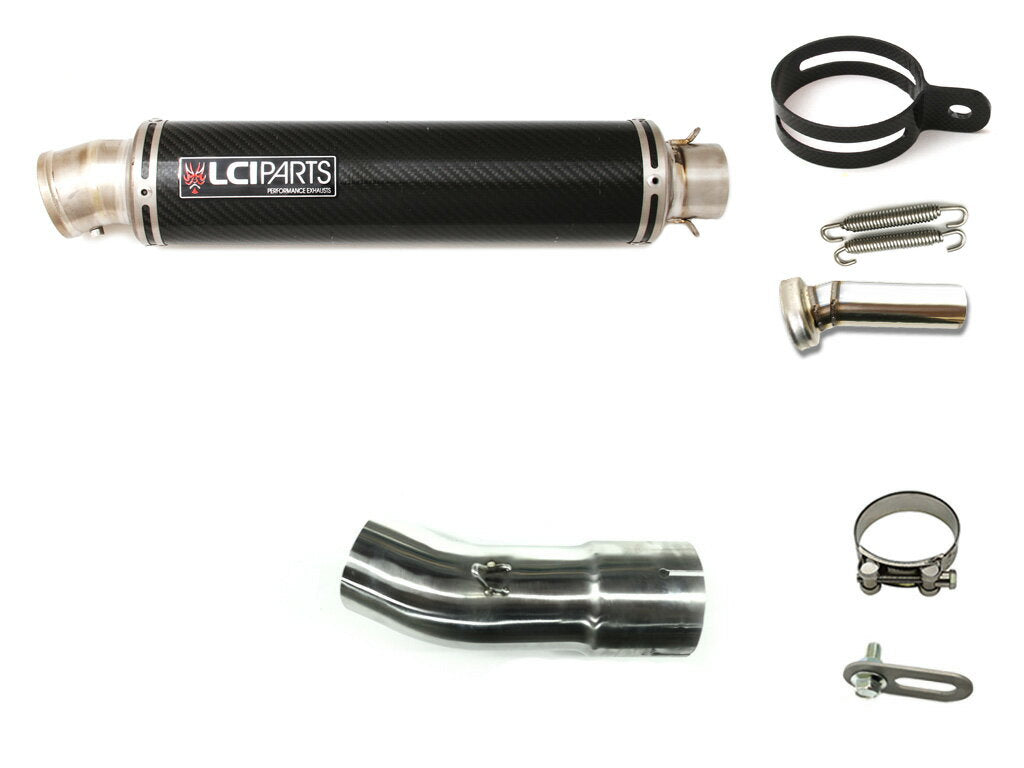 スズキ GSX-R1000 GSX-R1000R 2017-2023 LCI ラウンドチタンカーボンスリップオンマフラー｜LCIPARTS EXHAUST 32,390円