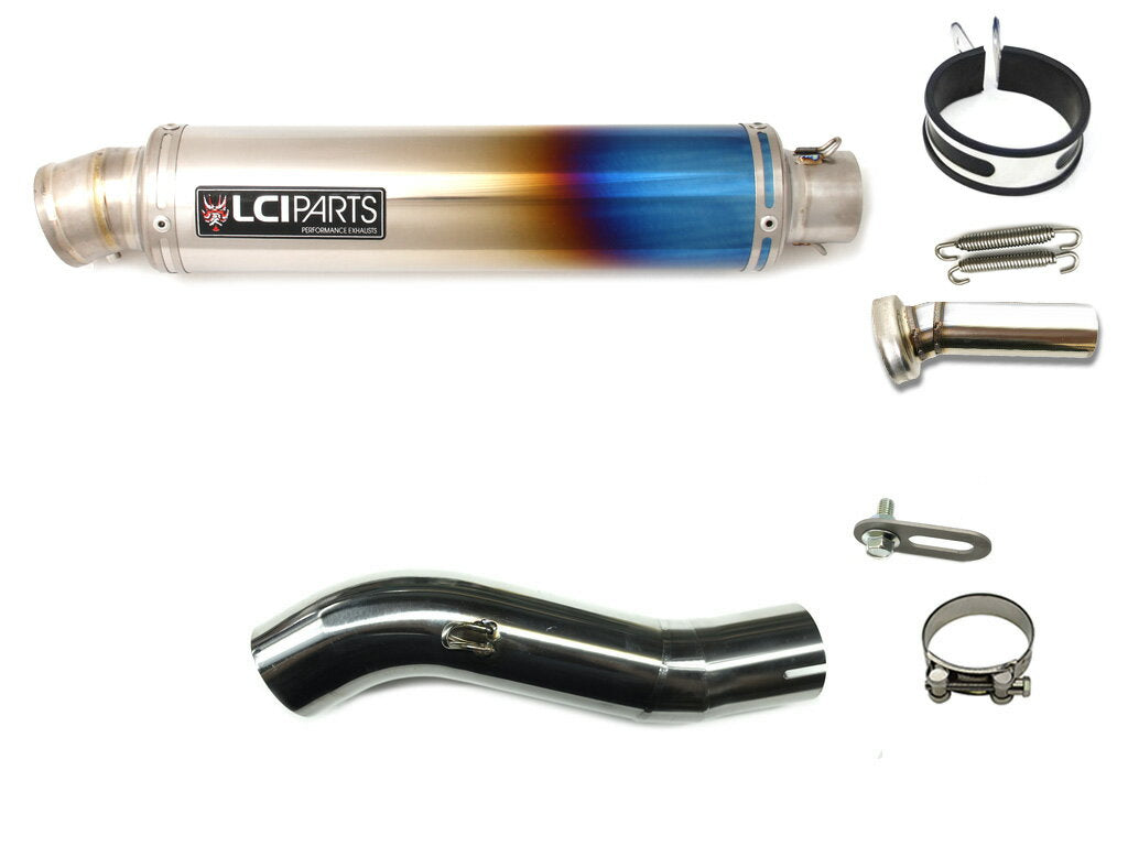 ホンダ CB400F 400X 2013-2015【NC47前期】 LCIPARTS ラウンドフルチタンスリップオンマフラー
