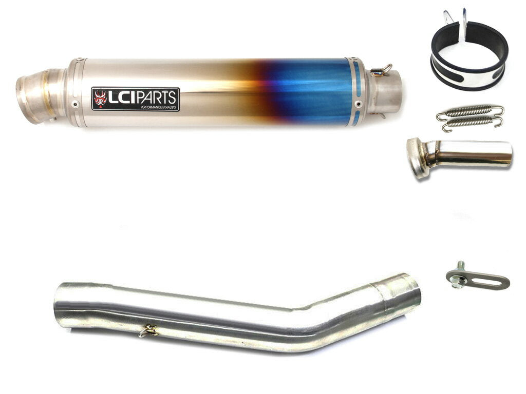 カワサキ Z800 2013-2016 LCIPARTS ラウンドフルチタンスリップオンマフラー
