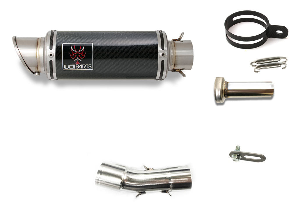 DUCATI スクランブラー 2015-2022 LCIPARTS ショートカーボンスリップオンマフラー|LCIPARTS EXHAUST