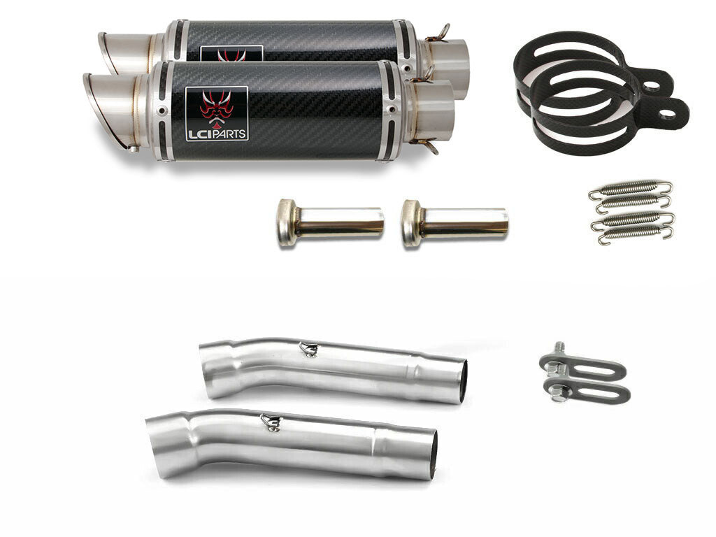 DUCATI モンスターS4 MONSTER S4 LCIPARTS ショートカーボンスリップオンマフラー