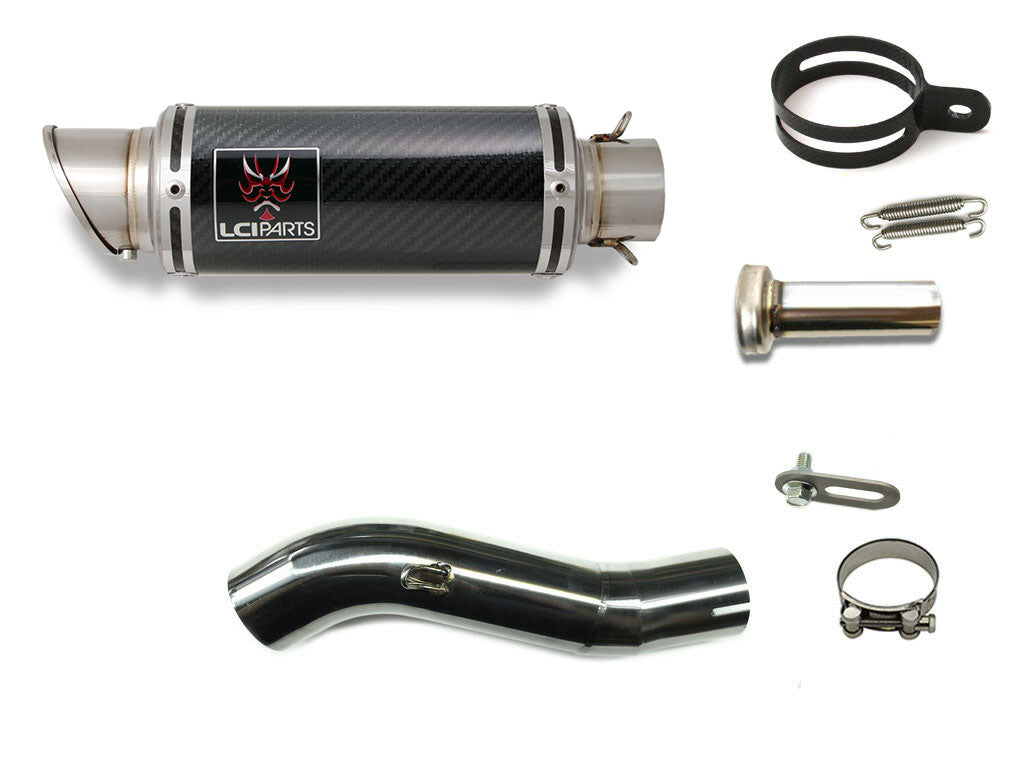 ホンダ CB250R 2018-2024 LCIPARTS ショートカーボンスリップオンマフラー｜LCIPARTS EXHAUST