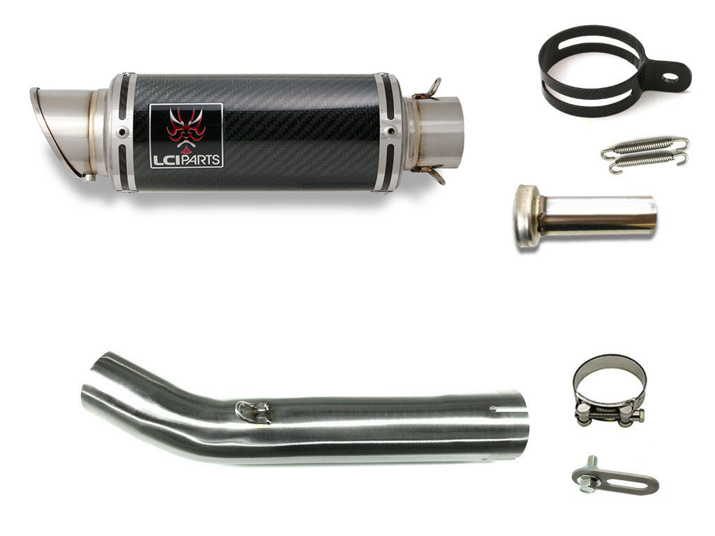 ホンダ CBR600F2/F3 1991-1998 PC25 LCIPARTS ショートカーボンスリップオンマフラー|LCIPARTS EXHAUST