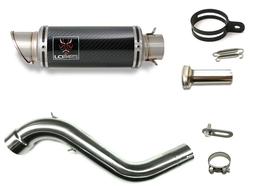 ホンダ VFR1200F VFR1200X 2010-2016 LCIPARTS ショートカーボンスリップオンマフラー｜LCIPARTS EXHAUST