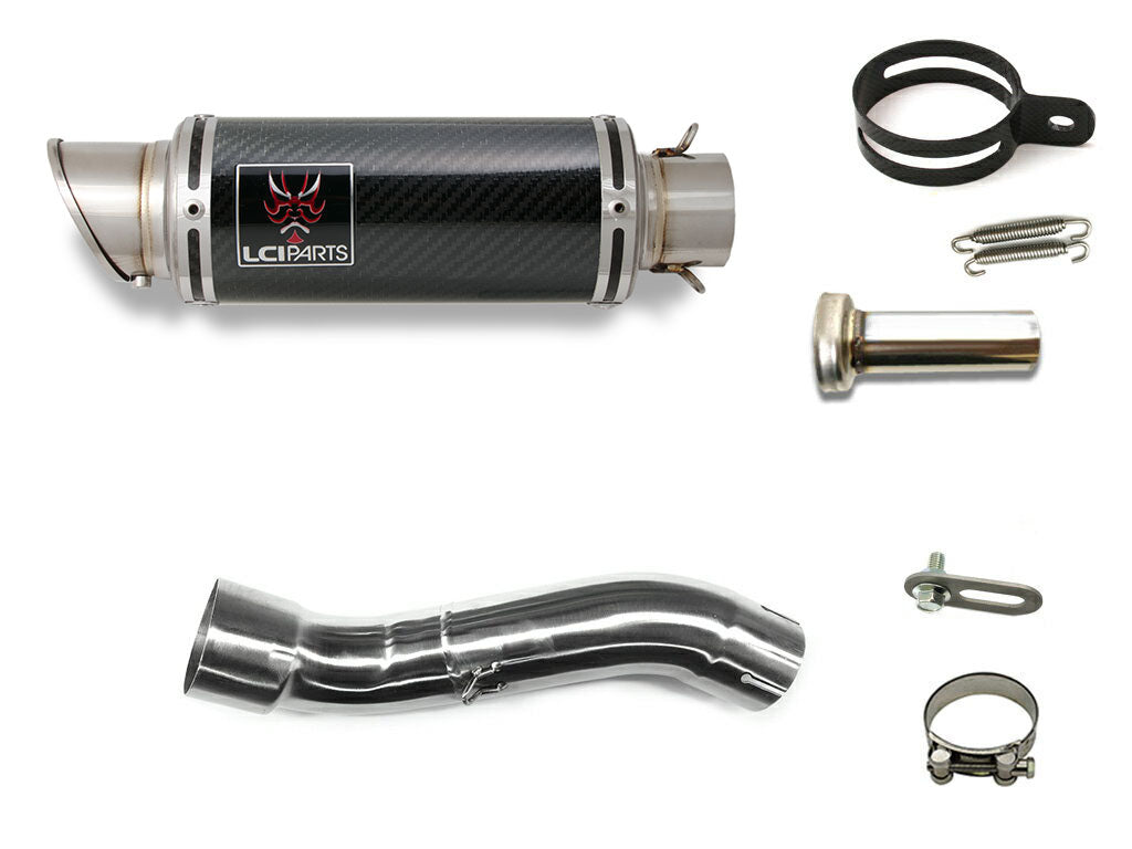 ホンダ CB750 HORNET 2025- LCIPARTS ショートカーボンスリップオンマフラー|LCIPARTS EXHAUST