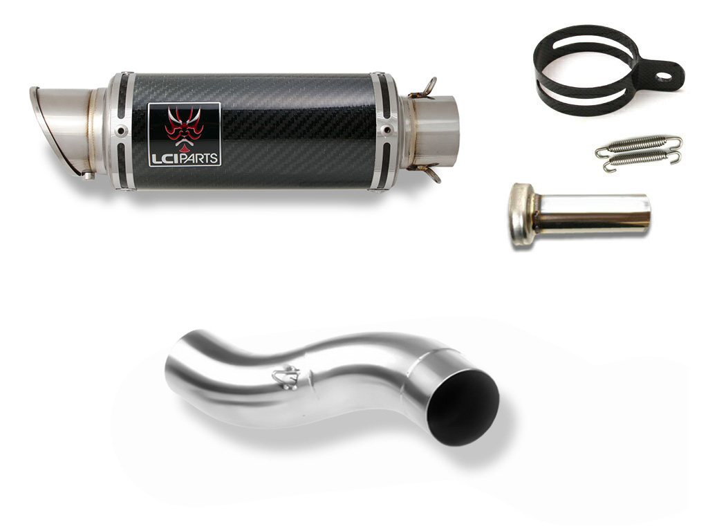 カワサキ Z900 / Z900 SE 2020-2026 LCIPARTS ショートカーボン スリップオン マフラー|LCIPARTS EXHAUST