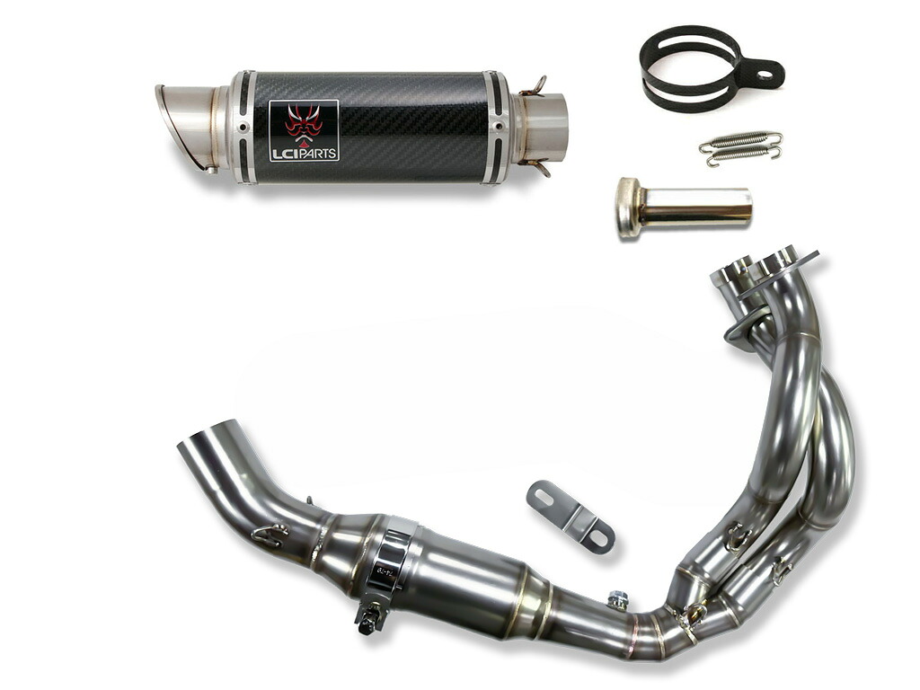 カワサキ Z650RS 2022-2023 LCIPARTS ショートカーボンフルエキゾーストマフラー