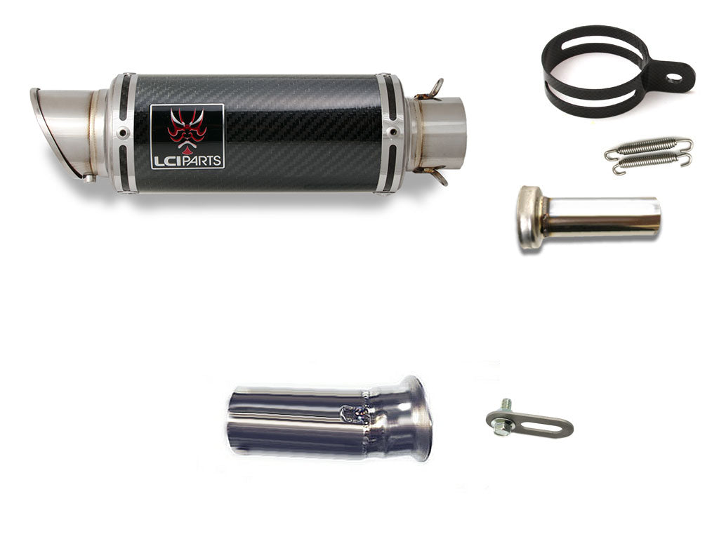 KTM 1050 1090 1190 1290 Adventure LCIPARTS ショートカーボンスリップオンマフラー|LCIPARTS EXHAUST