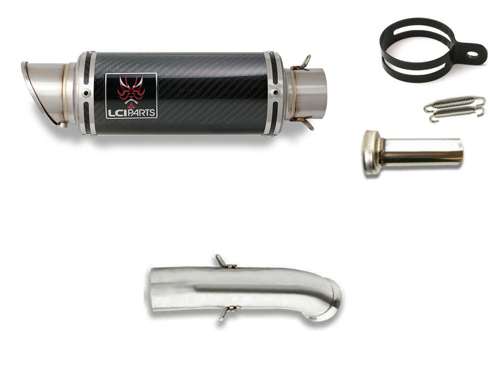 KTM 250 DUKE / 390 DUKE 2017-2019 LCIPARTS ショートカーボンスリップオンマフラー|LCIPARTS EXHAUST