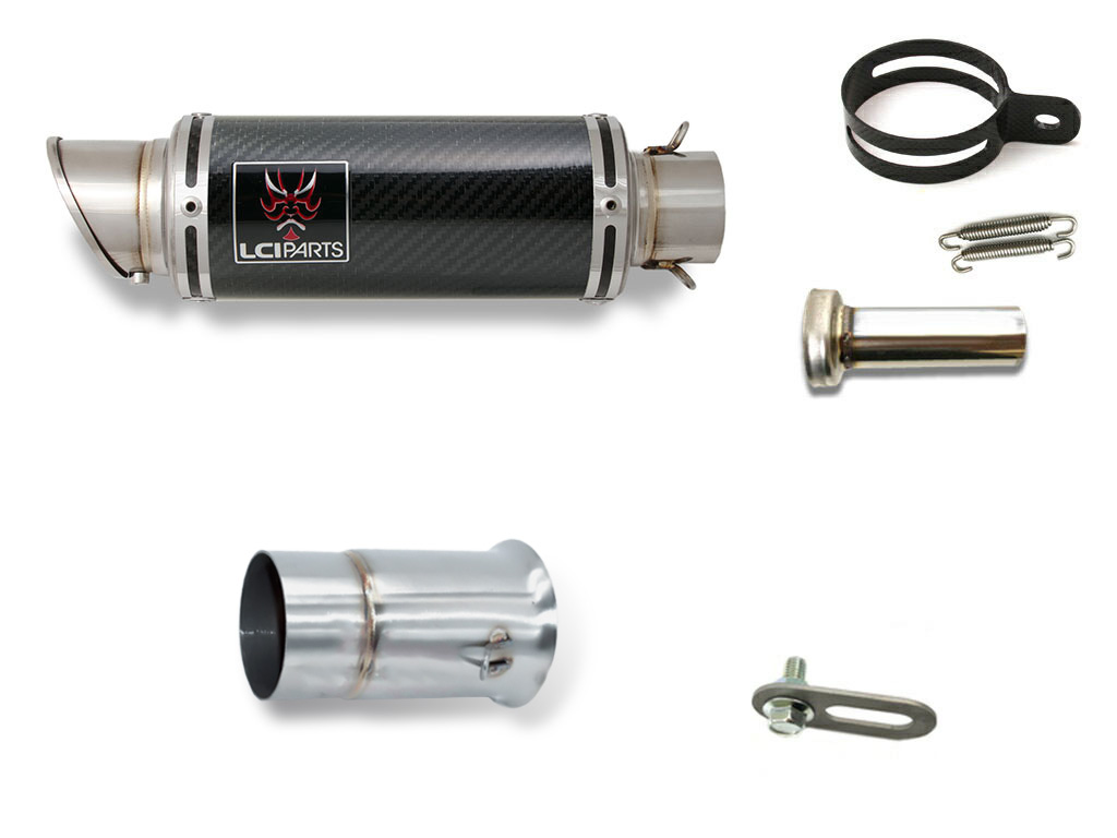KTM 1290 SUPER DUKE R / SUPER DUKE GT 2013-2019 LCIPARTS ショートカーボンスリップオンマフラー|LCIPARTS EXHAUST