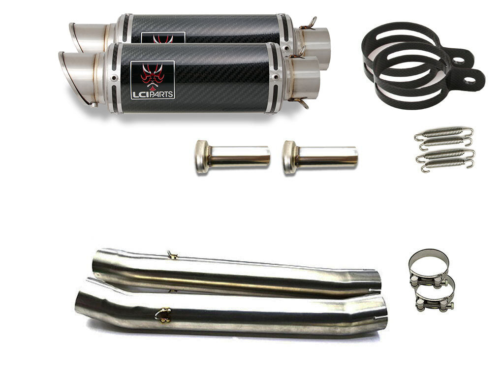 スズキ GSX1300R ハヤブサ 隼 2008-2020 LCIPARTS ショートカーボンスリップオンマフラー|LCIPARTS EXHAUST