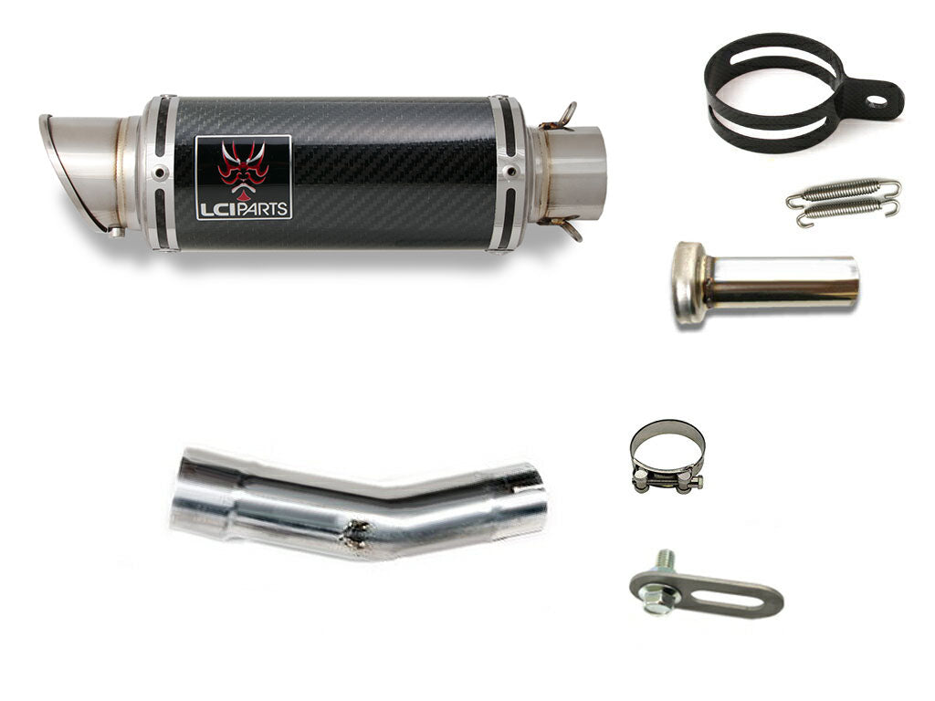 トライアンフ デイトナ675 DAYTONA675 2013-2017 LCIPARTS ショートカーボンスリップオンマフラー｜LCIPARTS EXHAUST