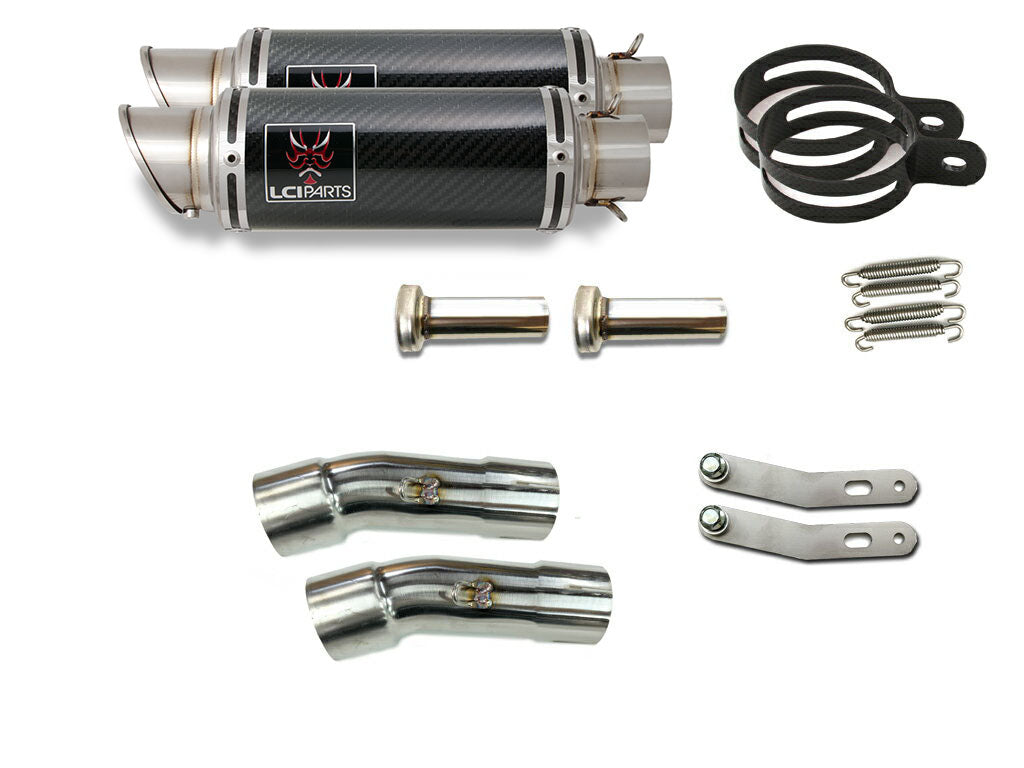 ヤマハ V-MAX1700 2009-2020 LCIPARTS ショートカーボンスリップオンマフラー|LCIPARTS EXHAUST