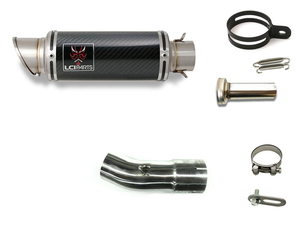 ヤマハ YZF-R1 2015-2026 LCIPARTS ショートカーボンスリップオンマフラー｜LCIPARTS EXHAUST