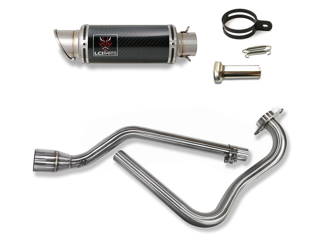 ヤマハ FZ25 FZS250 2017-2025 LCIPARTS ショートカーボンフルエキゾーストマフラー|LCIPARTS EXHAUST