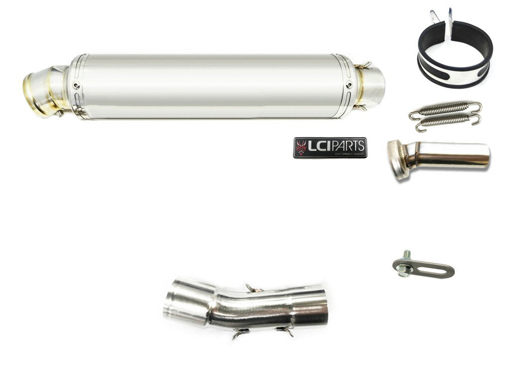 BMW F800R F800GT 2009-2018 LCIPARTS ラウンドステンレススリップオンマフラー