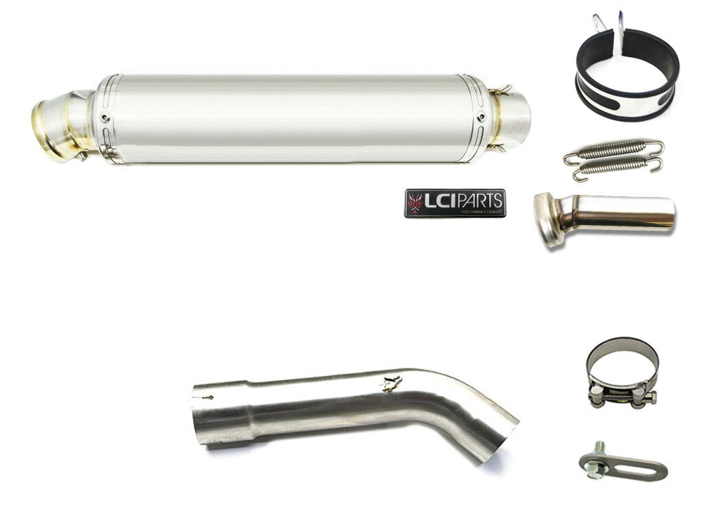 BMW R1200RT R1200R R1200ST 2005-2009 LCIPARTS ラウンドステンレススリップオンマフラー