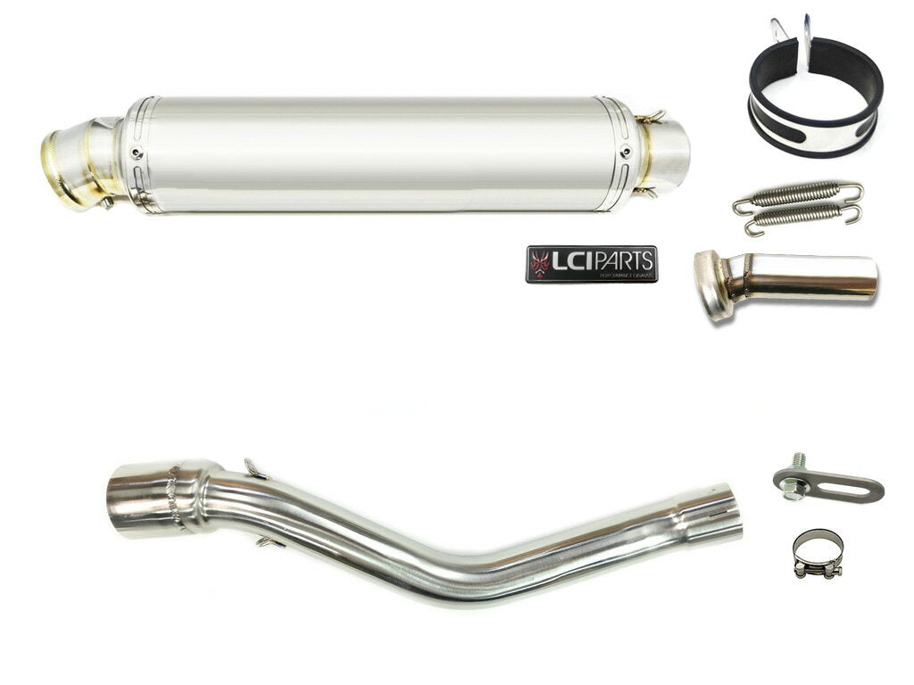 ホンダ CRF250L CRF250 RALLY 2021-2025 MD47 LCIPARTS ラウンドステンレススリップオンマフラー