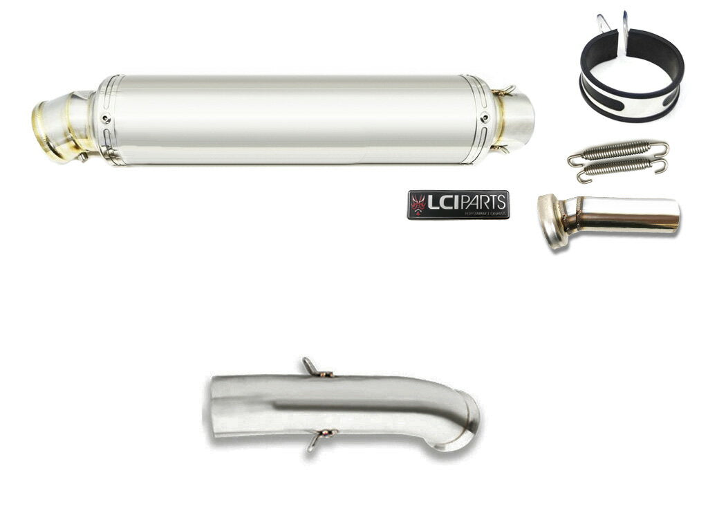 KTM 125 DUKE / 200 DUKE 2017-2019 LCIPARTS ラウンドステンレススリップオンマフラー