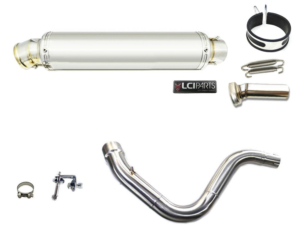 KTM 250 DUKE / 390 DUKE 2014-2016 LCIPARTS ラウンドステンレススリップオンマフラー