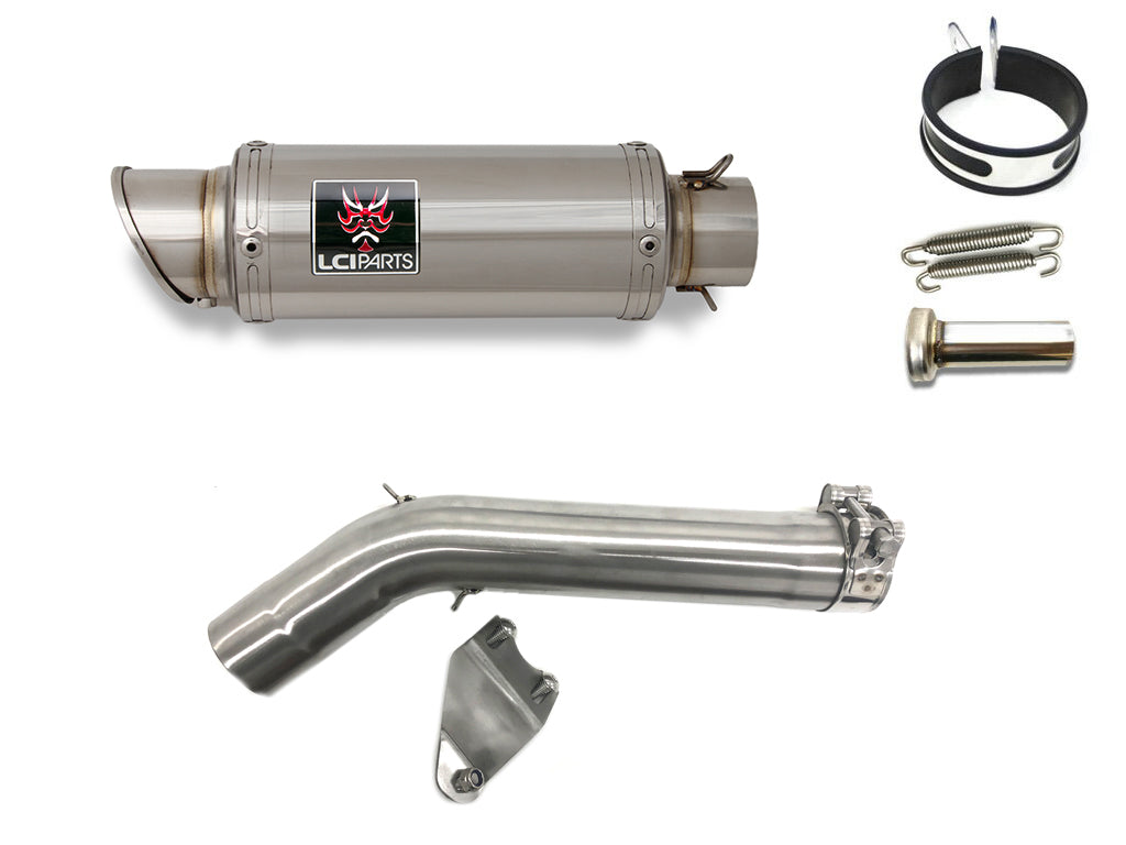 BMW F850GS 2019-2024 LCIPARTS ショートステンレススリップオンマフラー